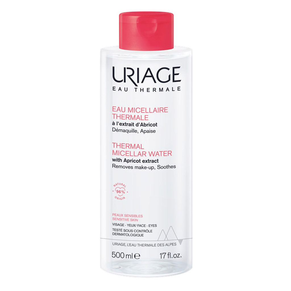 Uriage Thermal Micellar Water With Apricot Extract For Sensitive Skin 500ml - Easy Pharmacy LLC