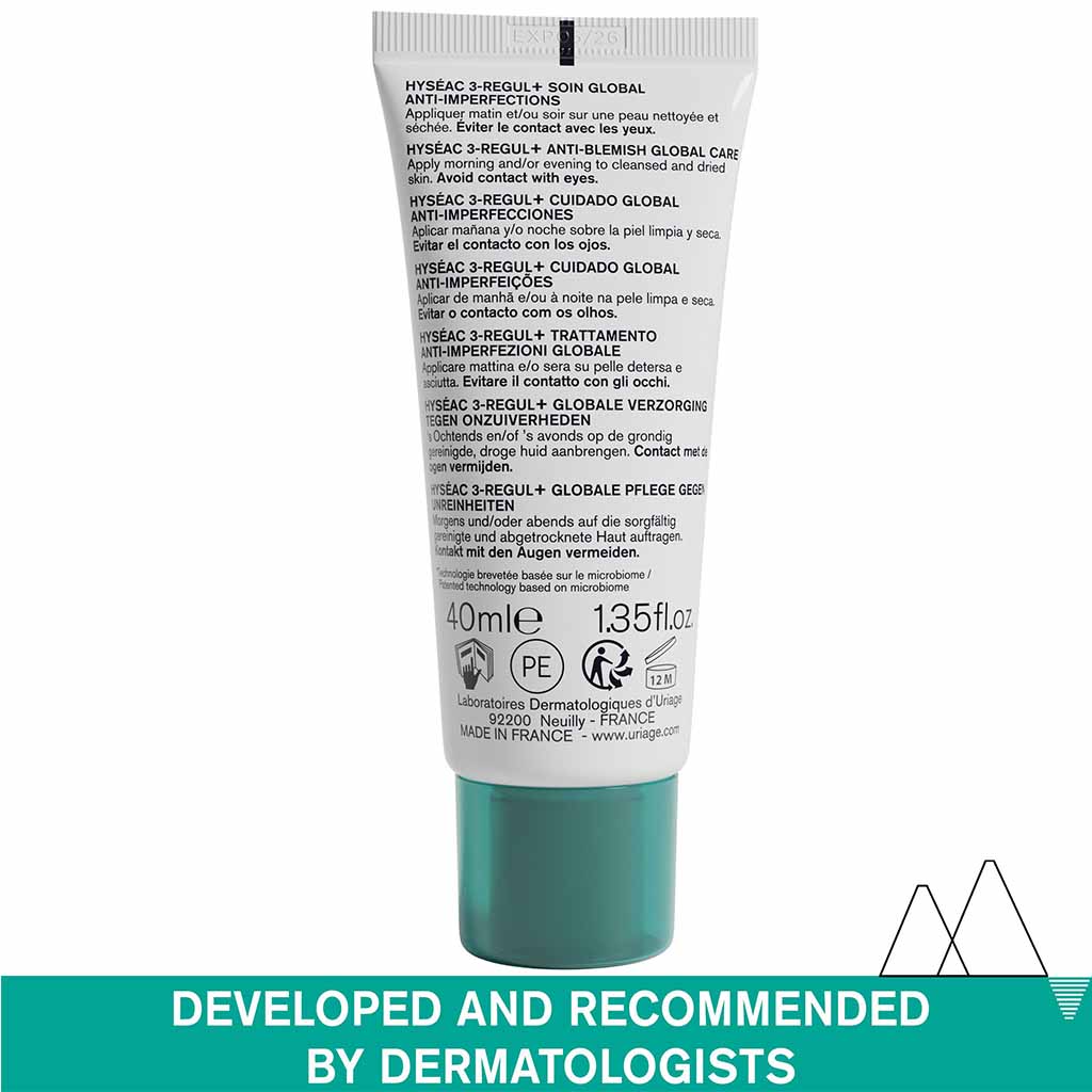 Uriage Hyseac 3-REGUL+ Anti-Blemish Global Care Face Cream For Oil & Acne Prone Skin 40ml - Easy Pharmacy LLC