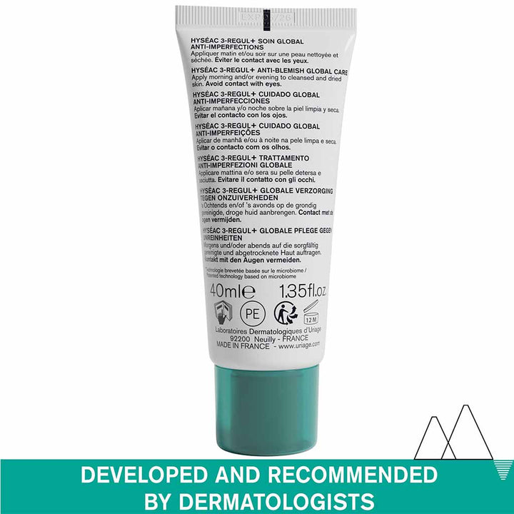 Uriage Hyseac 3-REGUL+ Anti-Blemish Global Care Face Cream For Oil & Acne Prone Skin 40ml - Easy Pharmacy LLC