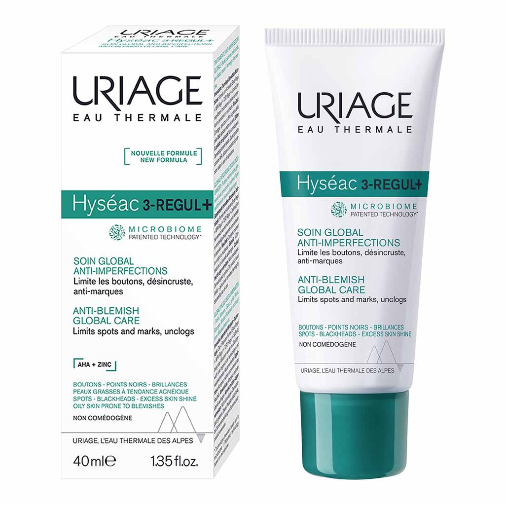 Uriage Hyseac 3-REGUL+ Anti-Blemish Global Care Face Cream For Oil & Acne Prone Skin 40ml - Easy Pharmacy LLC