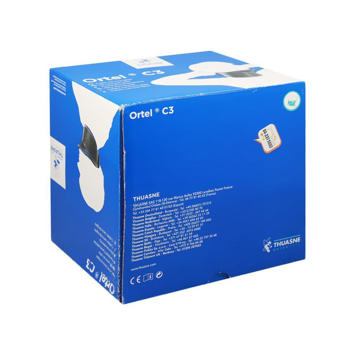Thuasne Ortel C3 Stiff Cervical Collar S2 H10 Black 239102202 - Easy Pharmacy LLC