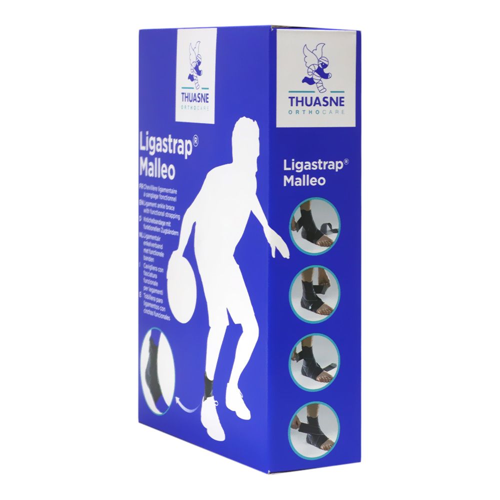 Thuasne Ligastrap Malleo Ankle Brace S4 Grey 218003204 - Easy Pharmacy LLC