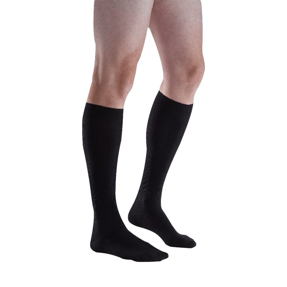 Thuasne Venoflex Fast Coton C2 Calf Compression Socks Men Size 4 Long Black - Easy Pharmacy LLC