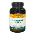 Country Life L-Arginine 500 mg – 100 Vegan Capsules