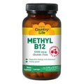 Country Life Methyl B12 5000 mcg Cherry Flavor Lozenges – 60 Count