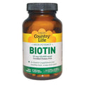 Country Life Biotin 10 mg Gluten-Free Vegan Capsules For Hair, Scalp & Nails, Pack of 120's