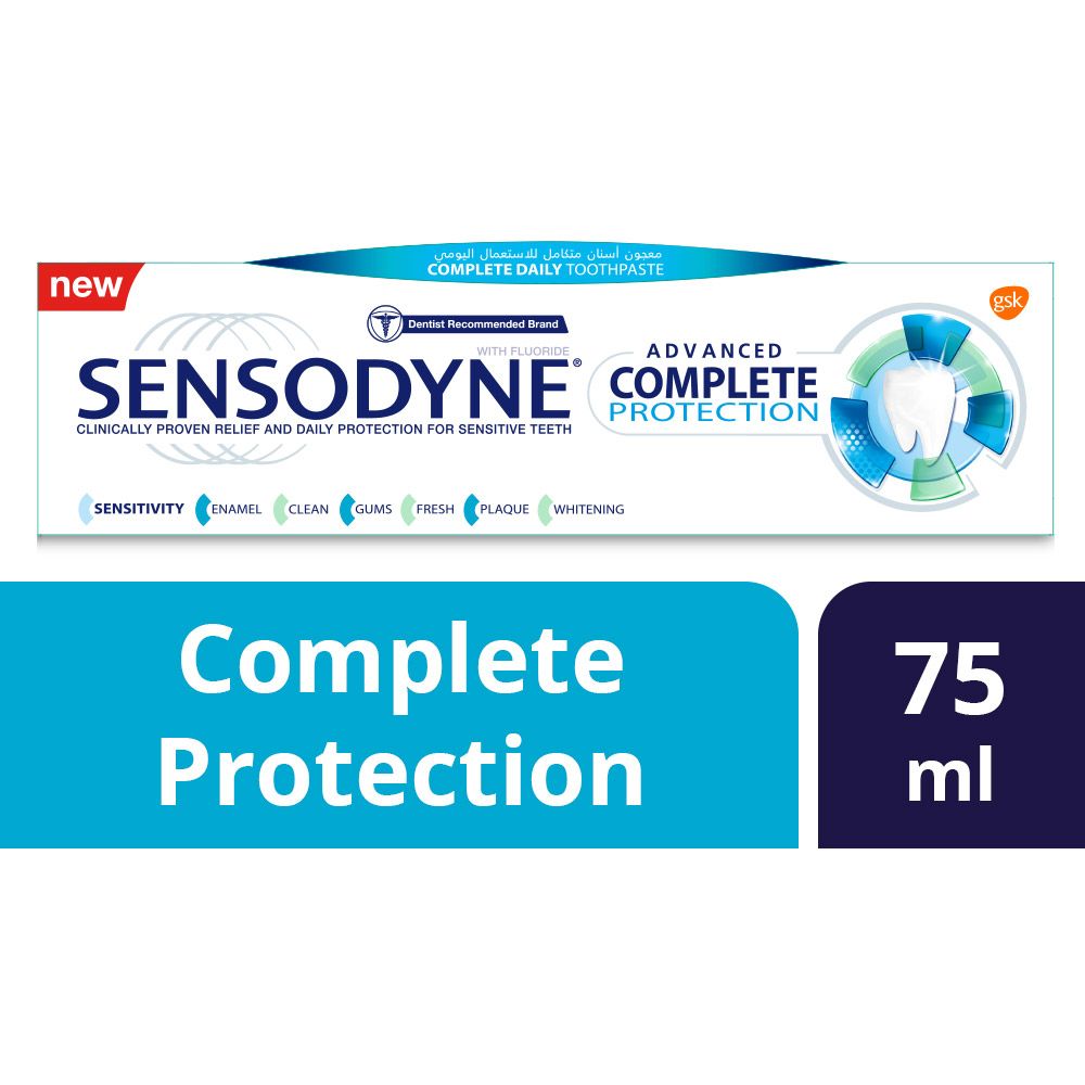 Sensodyne Advanced Complete Protection Toothpaste 75 mL - Easy Pharmacy LLC