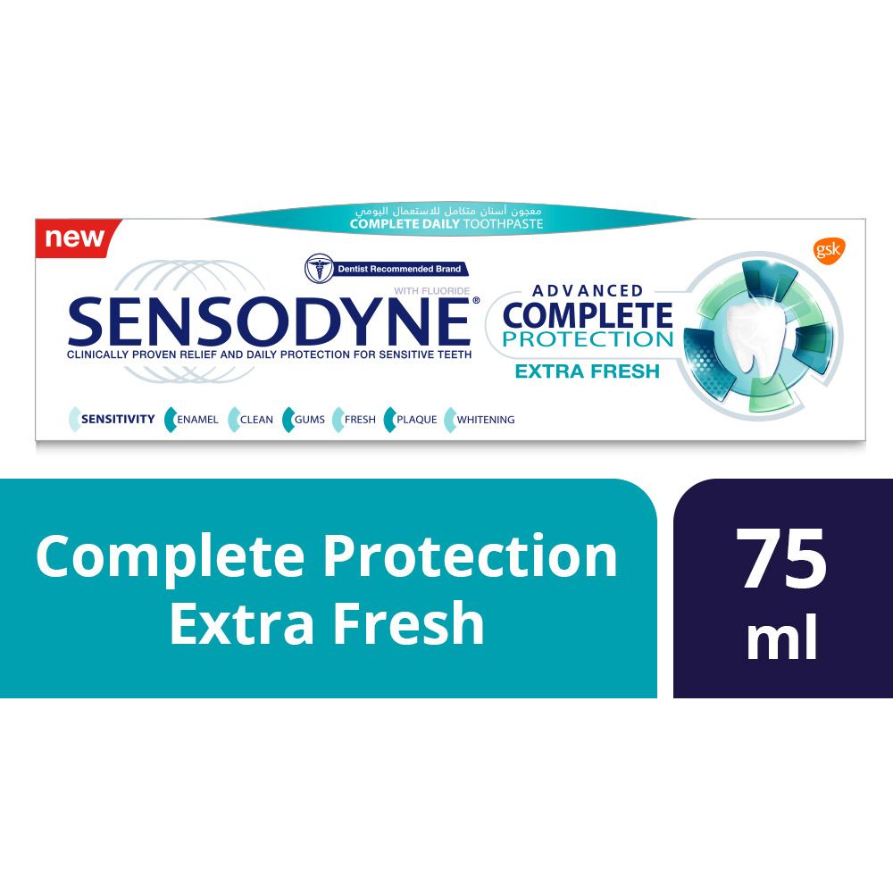 Sensodyne Advanced Complete Protection Extra Fresh Toothpaste 75 mL - Easy Pharmacy LLC