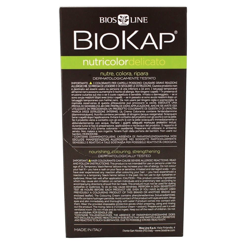 Biokap Nutricolor Delicato 5.05 Chestnut Light Brown 140 mL - Easy Pharmacy LLC