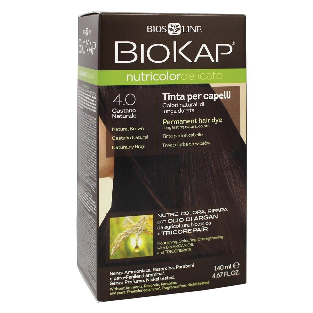 Biokap Nutricolor Delicato 4.0 Natural Brown 140 mL - Easy Pharmacy LLC