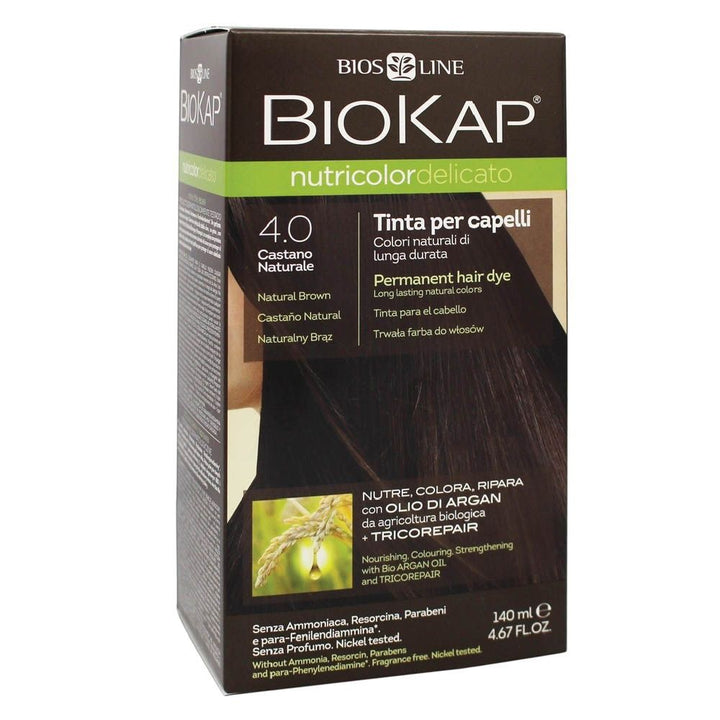 Biokap Nutricolor Delicato 4.0 Natural Brown 140 mL - Easy Pharmacy LLC