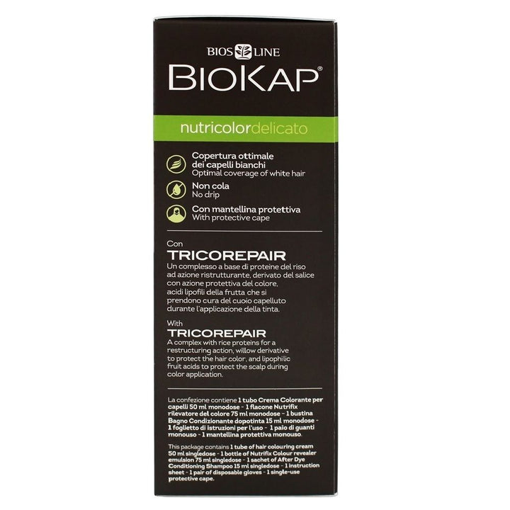 Biokap Nutricolor Delicato 6.30 Dark Golden Blonde 140 mL - Easy Pharmacy LLC