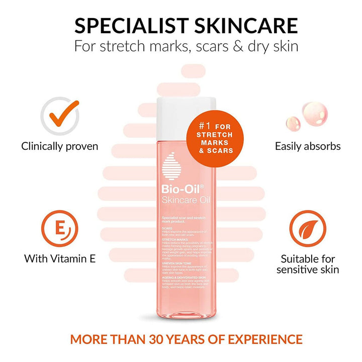 Bio-Oil Moisturising Skincare Oil For Scars & Stretch Marks 200ml - Easy Pharmacy LLC