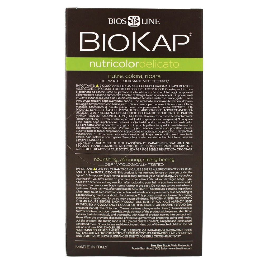 Biokap Nutricolor Delicato 8.03 Natural Light Blond 140 mL - Easy Pharmacy LLC