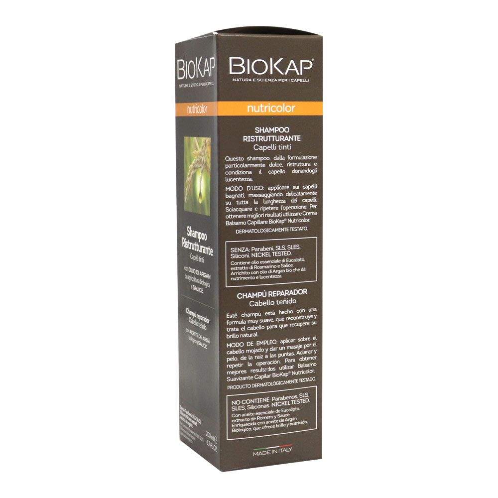 Biokap Nutricolor Restructuring Shampoo 200 mL - Easy Pharmacy LLC