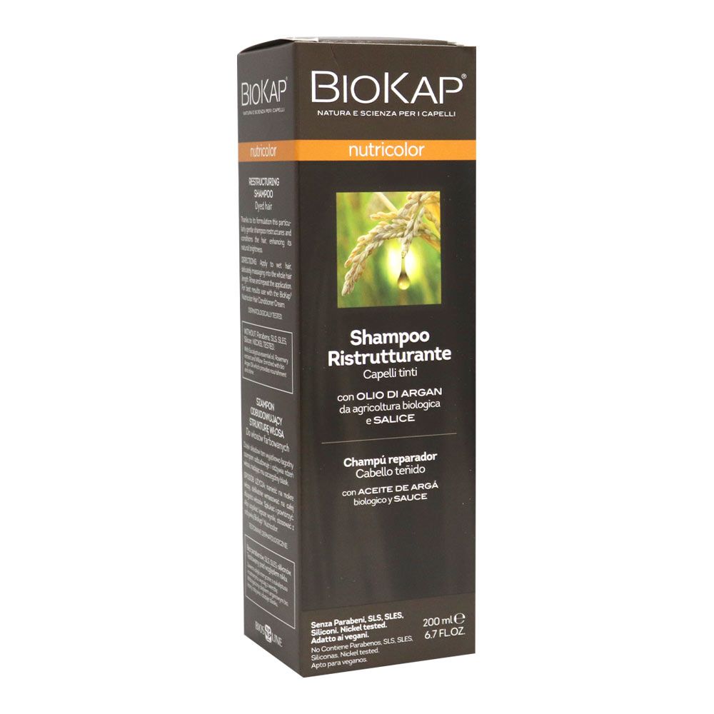 Biokap Nutricolor Restructuring Shampoo 200 mL - Easy Pharmacy LLC