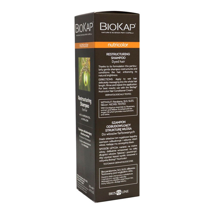Biokap Nutricolor Restructuring Shampoo 200 mL - Easy Pharmacy LLC