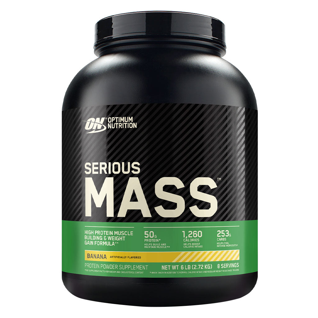 Optimum Nutrition Serious Mass Powder Banana 6lb - Easy Pharmacy LLC