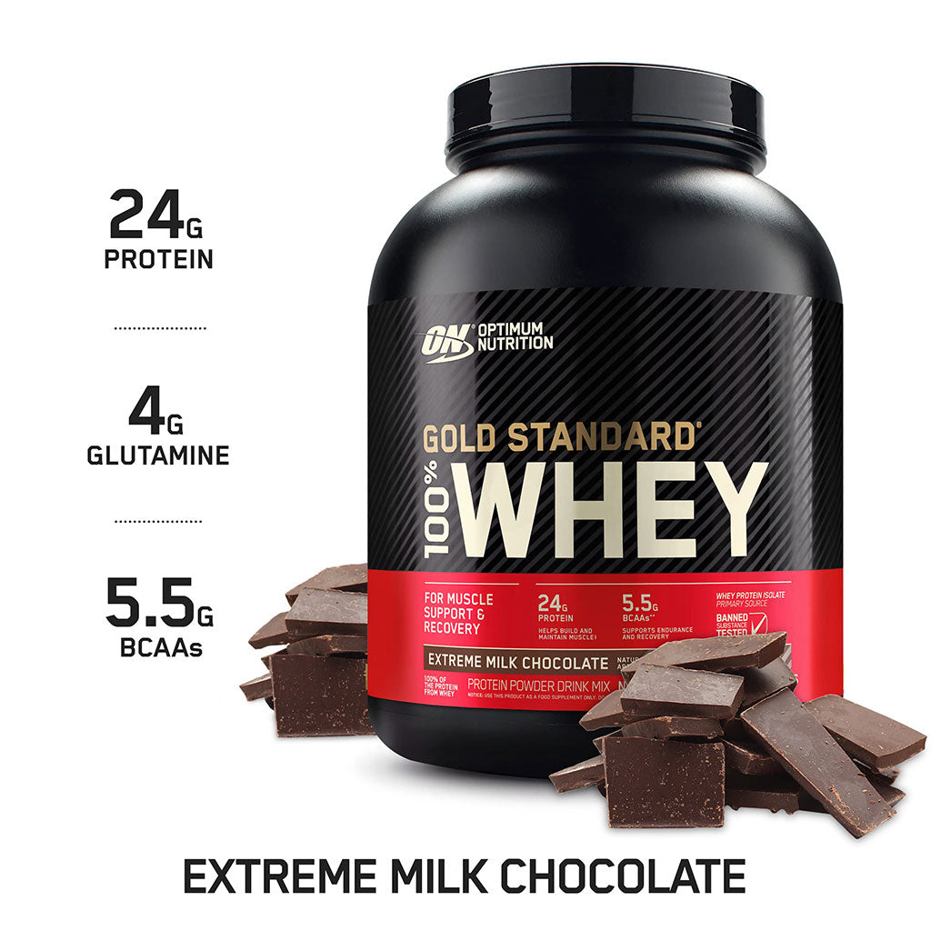 Optimum Nutrition Gold Standard 100% Whey Extreme Milk Chocolate Protein Powder 5lb - Easy Pharmacy LLC