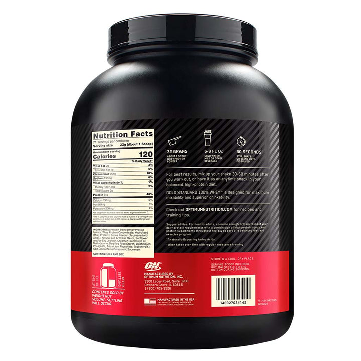 Optimum Nutrition Gold Standard 100% Whey Extreme Milk Chocolate Protein Powder 5lb - Easy Pharmacy LLC