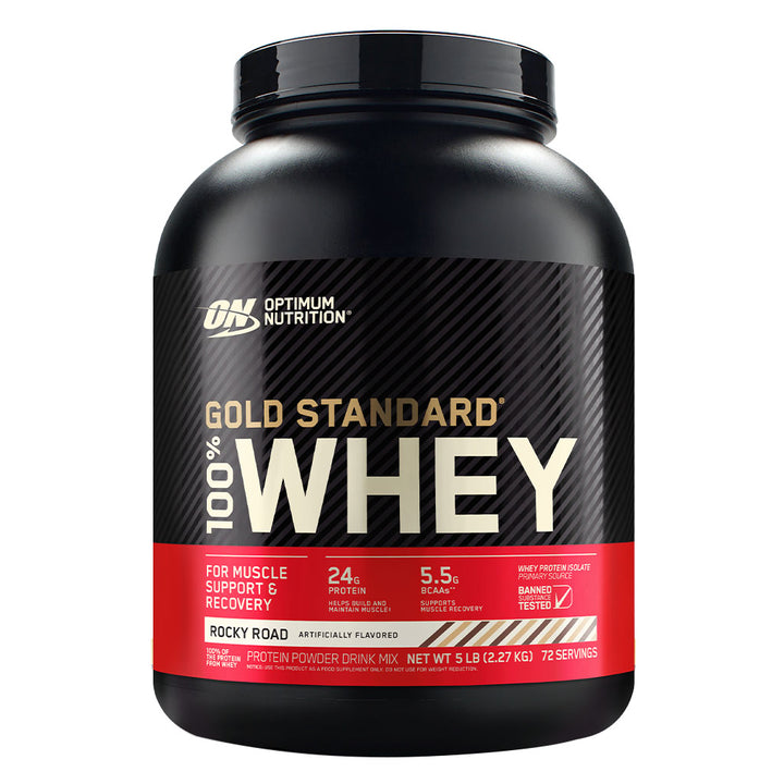 Optimum Nutrition Gold Standard 100% Whey Rocky Road 5lb - Easy Pharmacy LLC