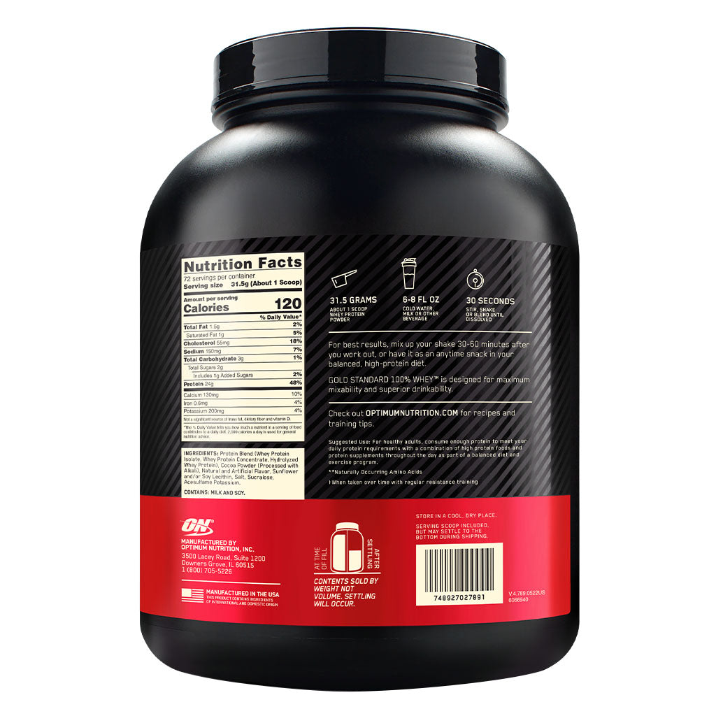 Optimum Nutrition Gold Standard 100% Whey Rocky Road 5lb - Easy Pharmacy LLC