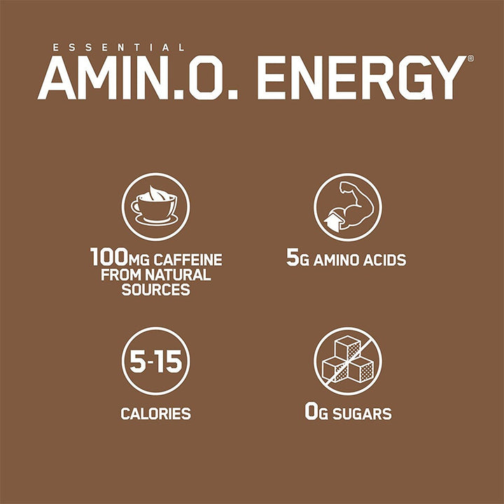 Optimum Nutrition Essential Amino Energy Iced Cafe Vanilla 30 Servings - Easy Pharmacy LLC