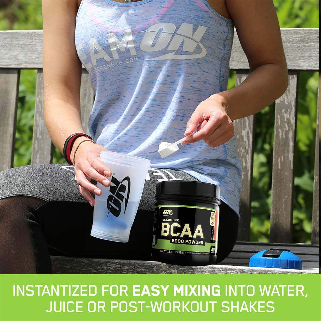 Optimum Nutrition Instantized BCAA 5000 Powder Fruit Punch 40 Servings - Easy Pharmacy LLC