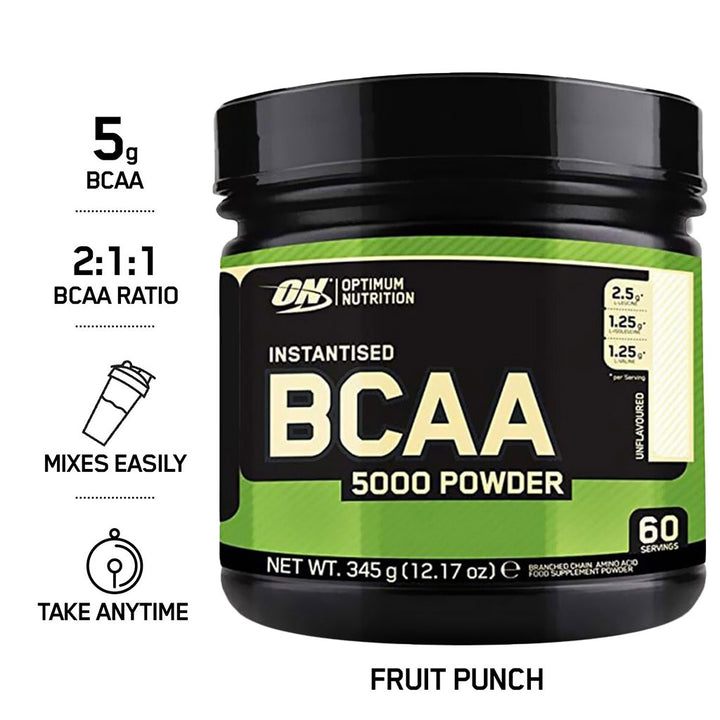 Optimum Nutrition Instantized BCAA 5000 Powder Unflavored 60 Servings - Easy Pharmacy LLC