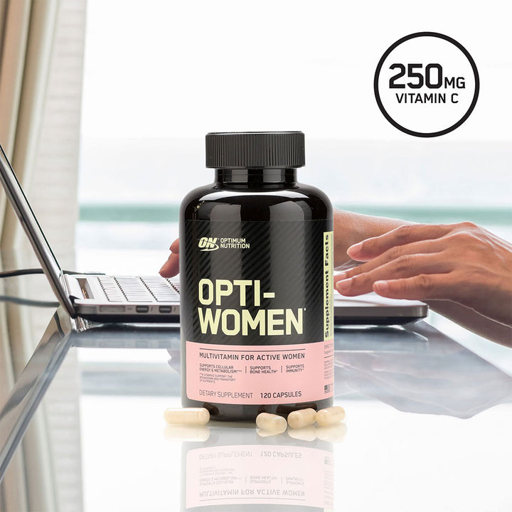 Optimum Nutrition Opti-Women Multivitamin Supplement For Active Women, Pack of 120's - Easy Pharmacy LLC