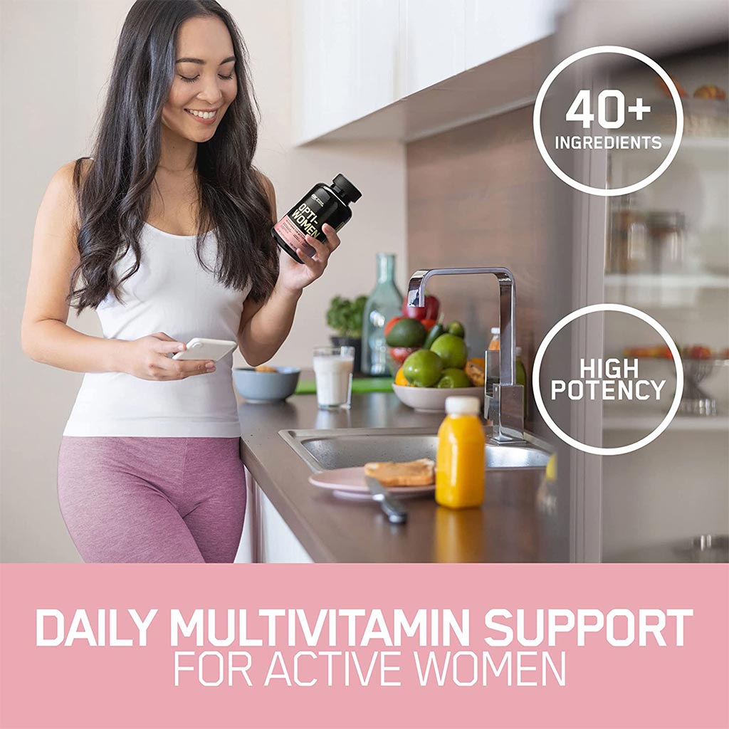 Optimum Nutrition Opti-Women Multivitamin Supplement For Active Women, Pack of 120's - Easy Pharmacy LLC
