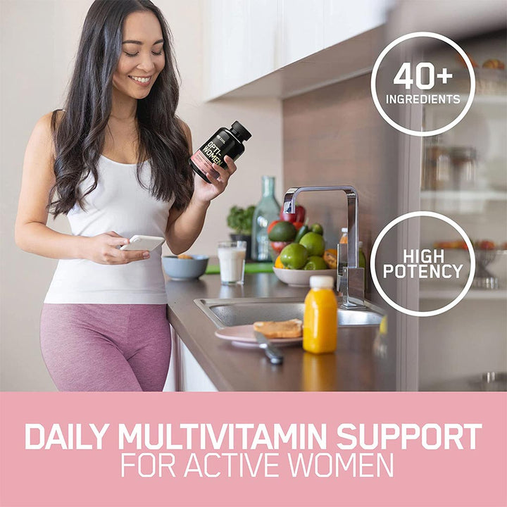 Optimum Nutrition Opti-Women Multivitamin Supplement For Active Women, Pack of 120's - Easy Pharmacy LLC