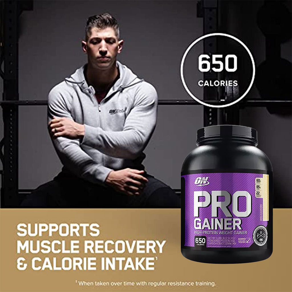 Optimum Nutrition Pro Gainer Vanilla Custard 5.08lb - Easy Pharmacy LLC