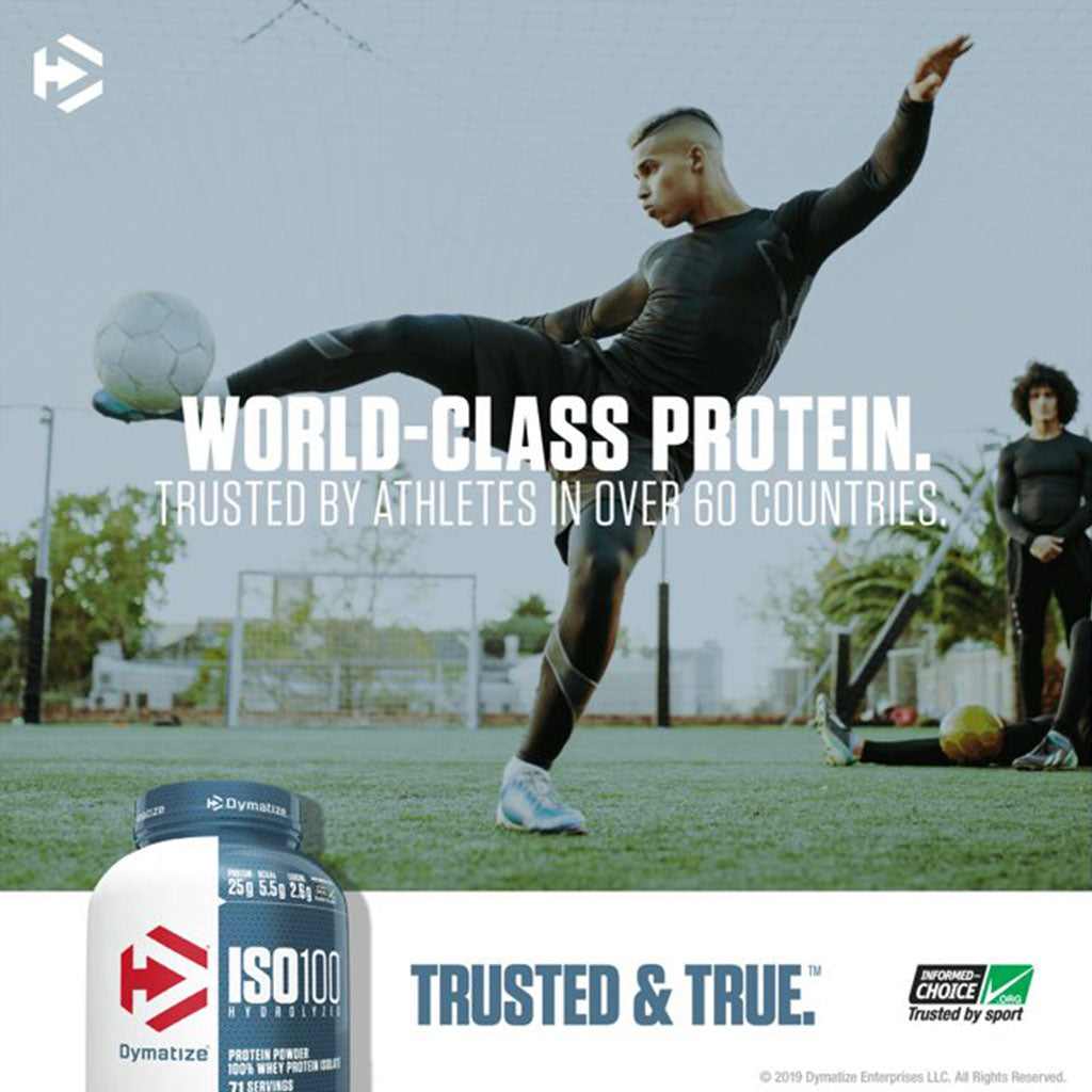 Dymatize ISO 100 Fast Absorbing Protein Powder, 100% Whey Protein Isolate, Banana, 2.3kg - Easy Pharmacy LLC