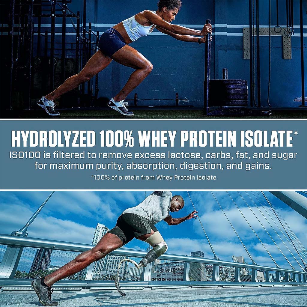 Dymatize ISO 100 Fast Absorbing Protein Powder, 100% Whey Protein Isolate, Gourmet Vanilla, 2.3kg - Easy Pharmacy LLC