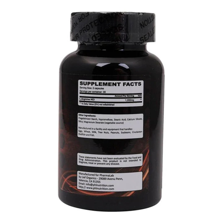 PHL L-Arginine 1000 Capsules 60's - Easy Pharmacy LLC