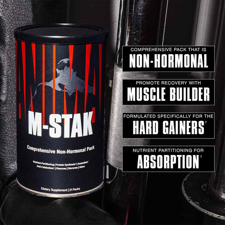 Universal Nutrition Animal M-Stak Comprehensive Non-Hormonal Supplement, Pack of 21's - Easy Pharmacy LLC