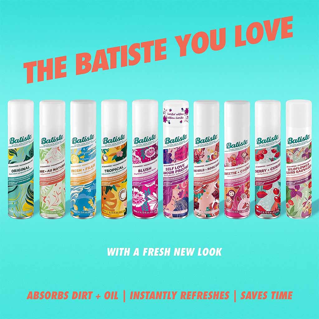 Batiste Dry Shampoo Cherry 200 mL - Easy Pharmacy LLC