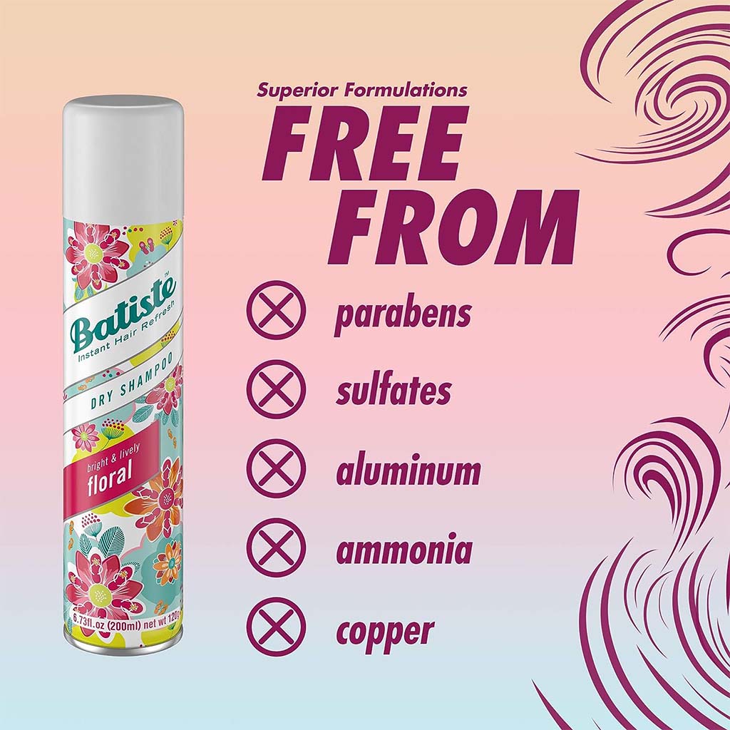 Batiste Dry Shampoo Floral 200 mL - Easy Pharmacy LLC