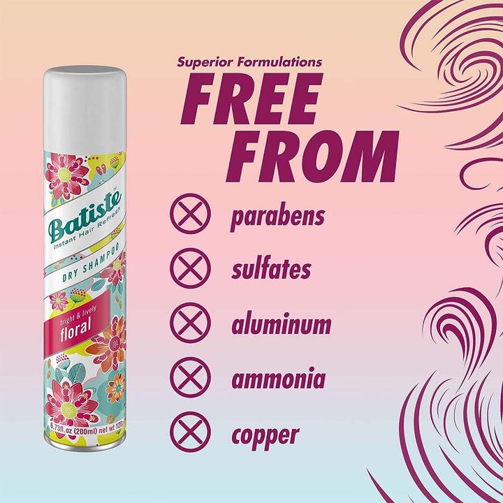 Batiste Dry Shampoo Floral 200 mL - Easy Pharmacy LLC