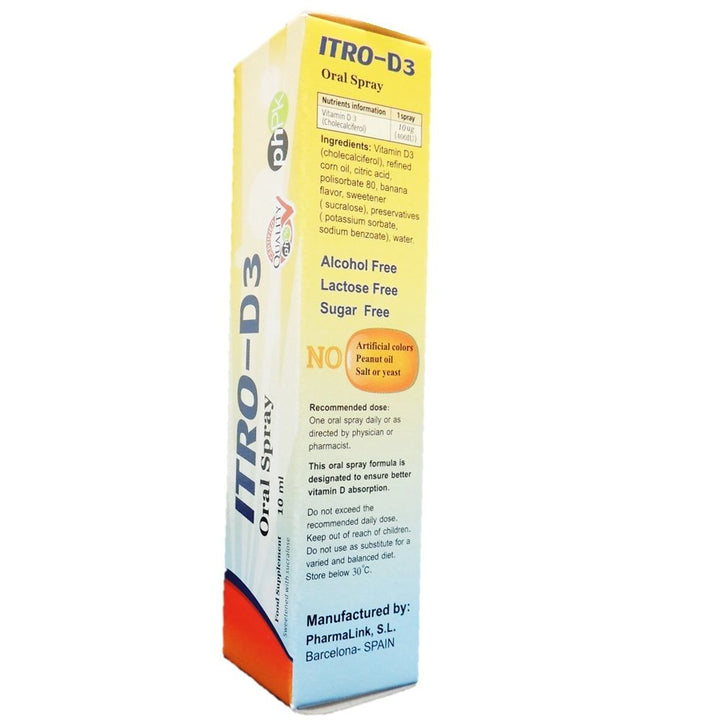 Itro-D3 Oral Spray 10 mL - Easy Pharmacy LLC