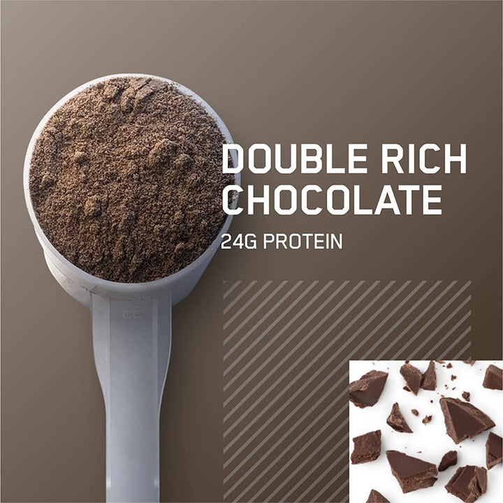 Optimum Nutrition Gold Standard 100% Whey Protein Powder Double Rich Chocolate 2lb - Easy Pharmacy LLC