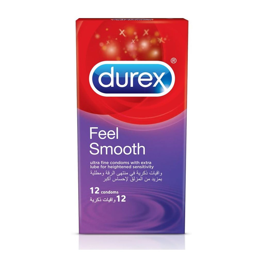 Durex Feel Smooth Condoms 12's - Easy Pharmacy LLC