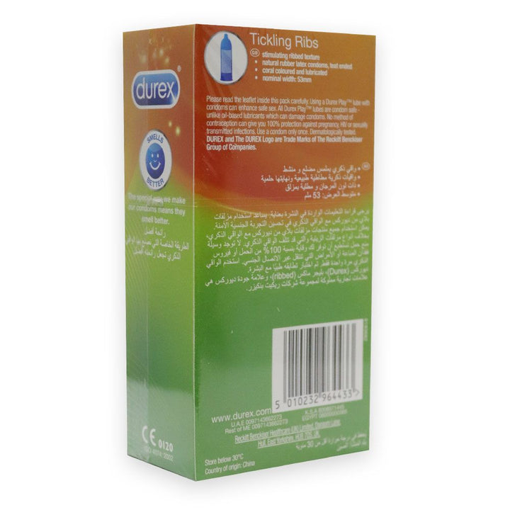 Durex Tickling Ribs Condoms 12's - Easy Pharmacy LLC
