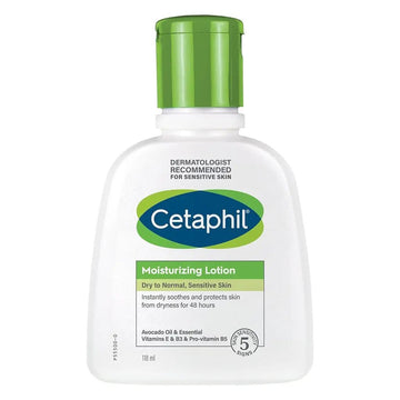 Cetaphil Moisturizing Lotion, Face & Body Moisturizer For Men & Women With Dry to Normal and Sensitive Skin, Unscented, 118ml