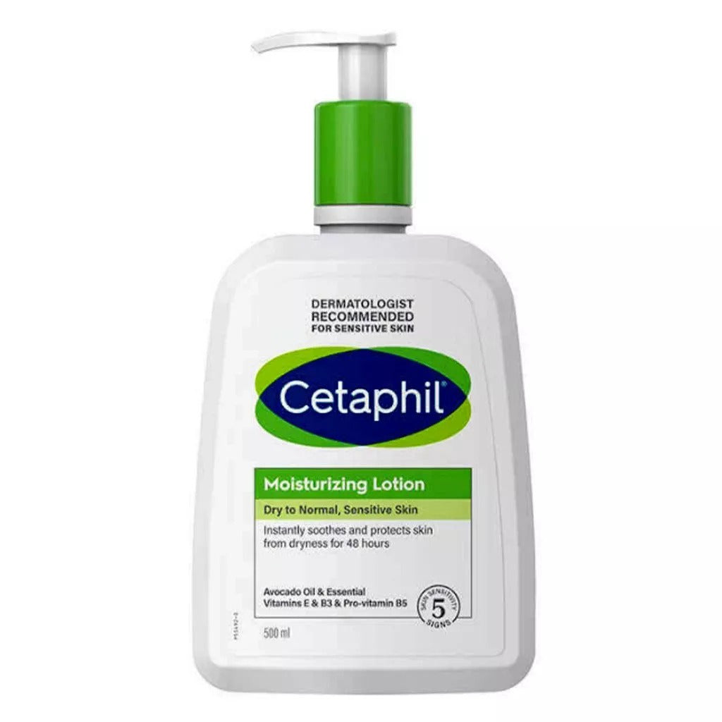 Cetaphil Moisturizing Lotion, Face & Body Moisturizer For Men & Women With Dry to Normal and Sensitive Skin, Unscented, 500ml - Easy Pharmacy LLC