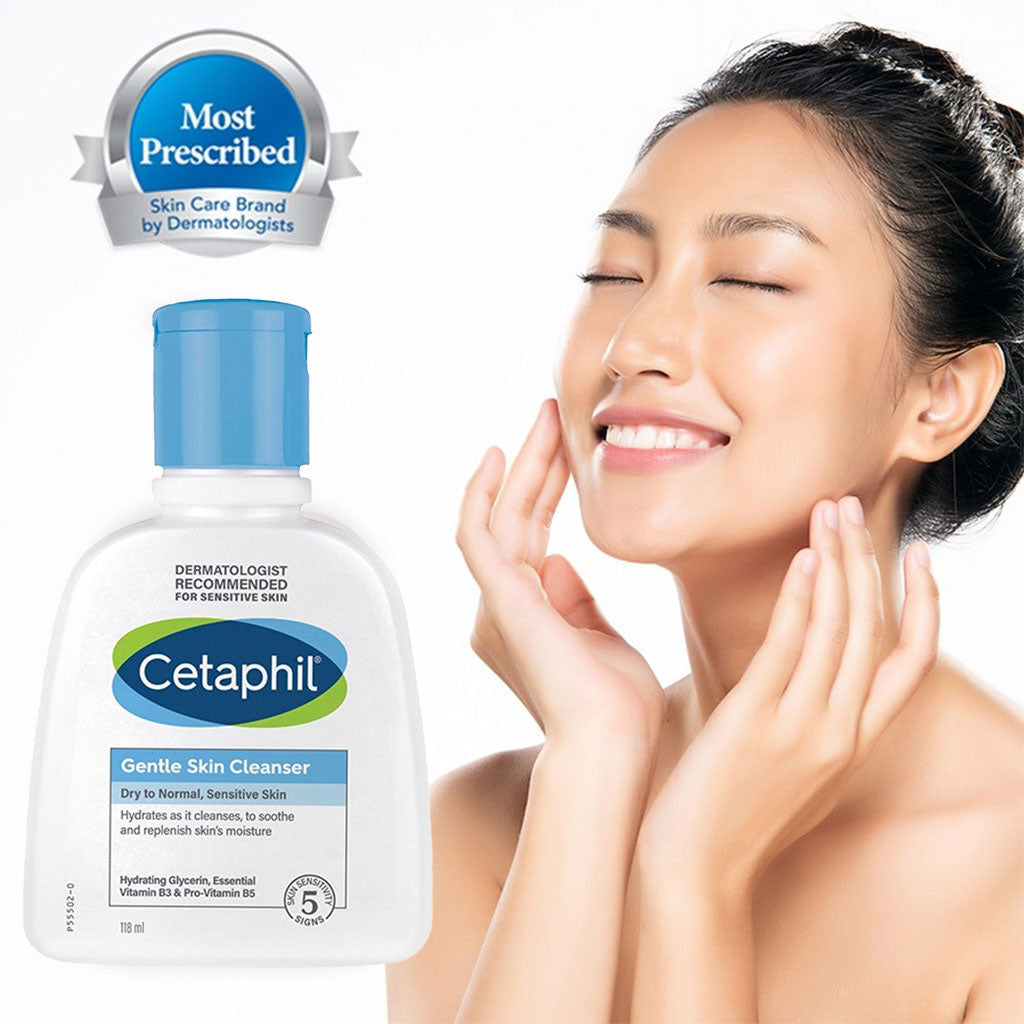 Cetaphil Gentle Skin Cleanser, Face & Body Wash For Men & Women With Dry to Normal and Sensitive Skin, Unscented, 118ml - Easy Pharmacy LLC