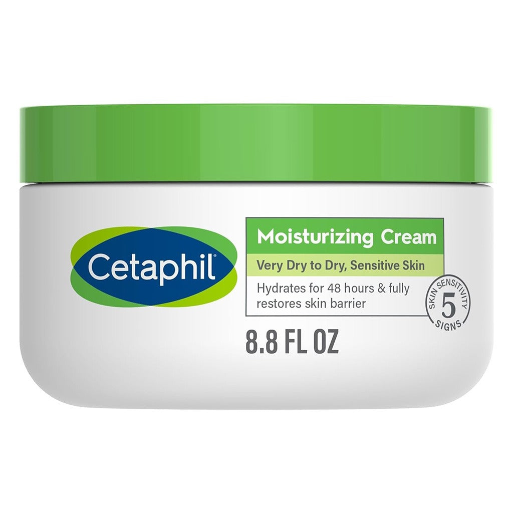 Cetaphil Moisturizing Cream, Face & Body Moisturizer For Men & Women With Dry to Very Dry Sensitive Skin, Unscented, 250g - Easy Pharmacy LLC
