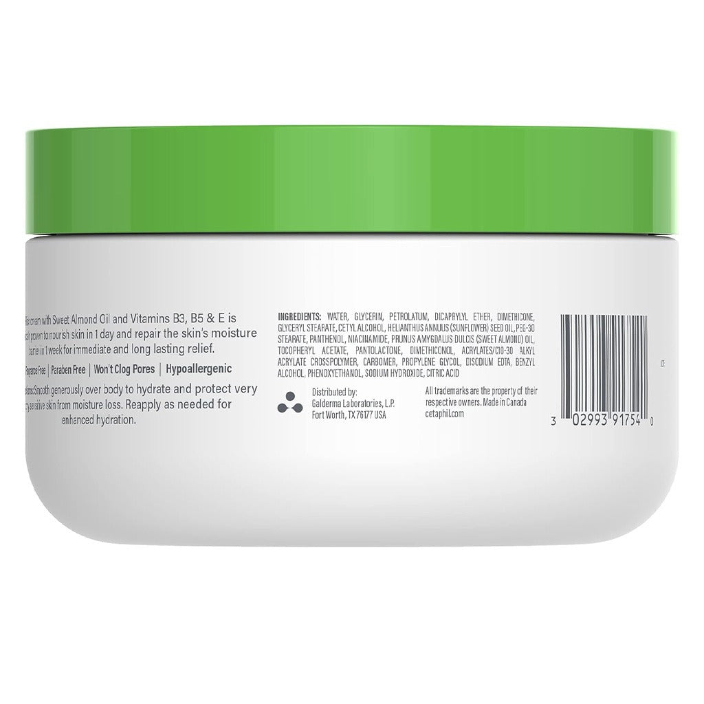 Cetaphil Moisturizing Cream, Face & Body Moisturizer For Men & Women With Dry to Very Dry Sensitive Skin, Unscented, 250g - Easy Pharmacy LLC