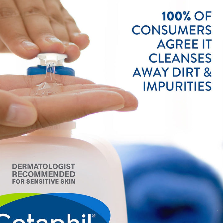Cetaphil Oily Skin Cleanser, Foaming Face & Body Wash for Men & Women With Combination to Oily and Sensitive Skin, Unscented, 236ml - Easy Pharmacy LLC